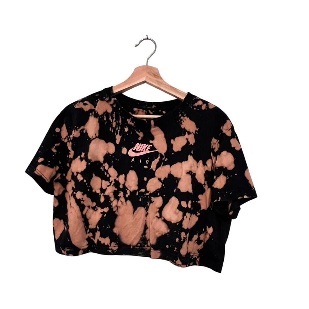 Upcycled Bleach Nike Air Crop Top